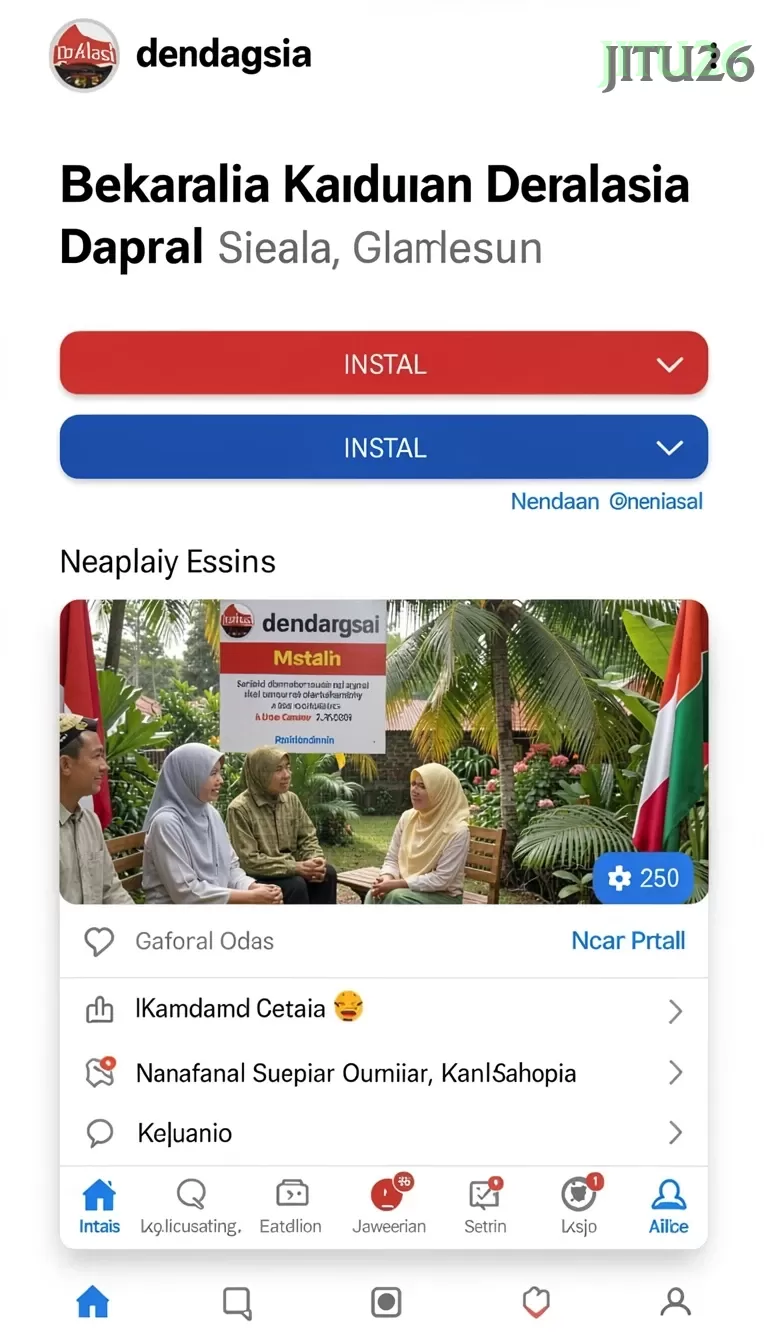 Cuplikan layar SARANAJITU — pengaturan akun