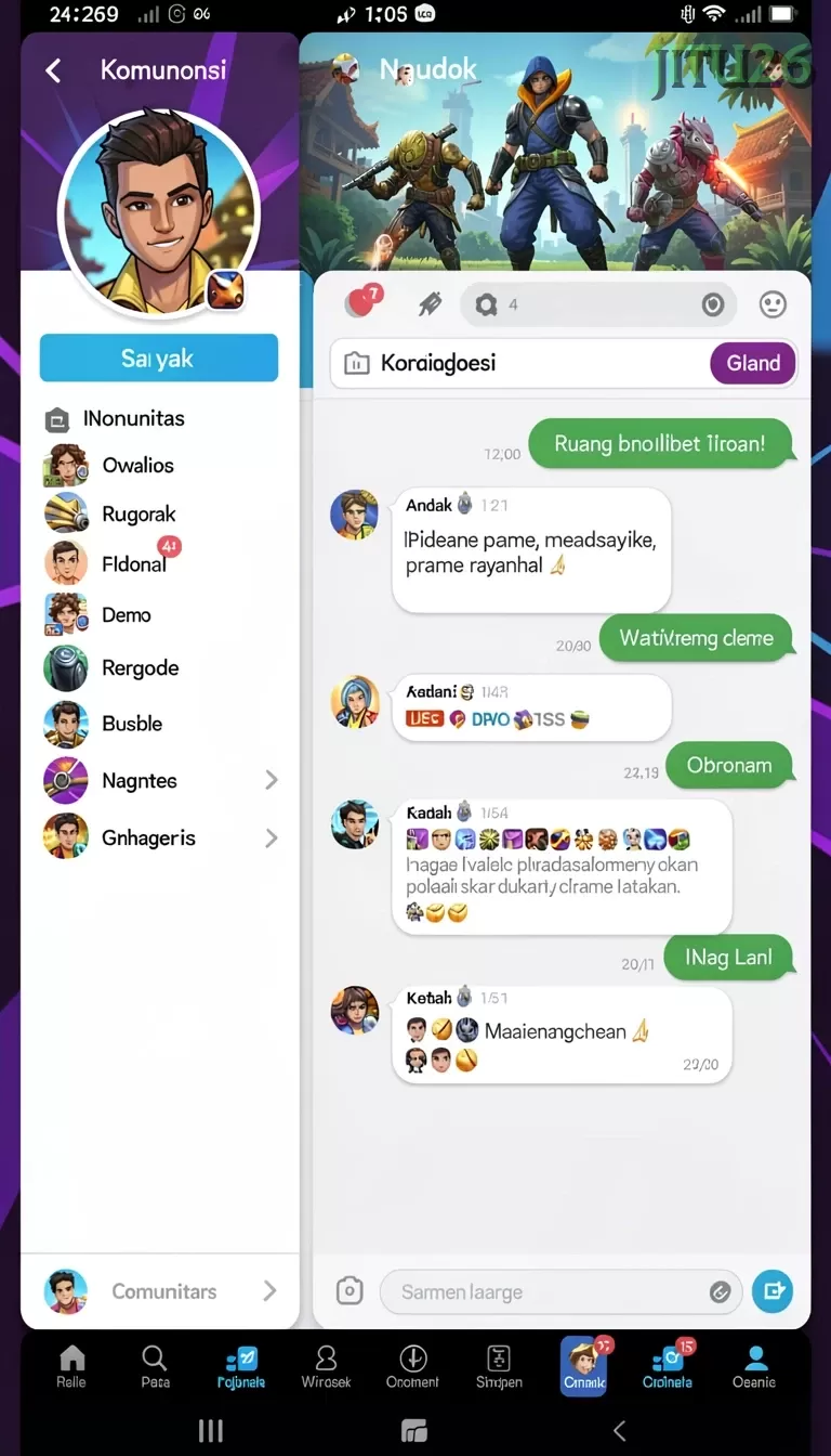 Cuplikan layar GILA138 — aktivitas